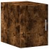 Armario de pared madera ingeniería roble ahumado 30x42,5x40