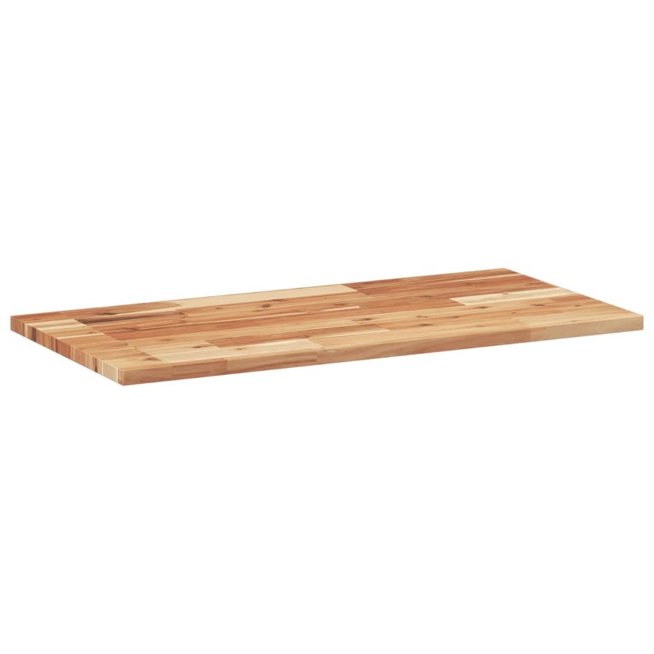 Estante flotante madera acacia maciza acabado aceite 80x40x2