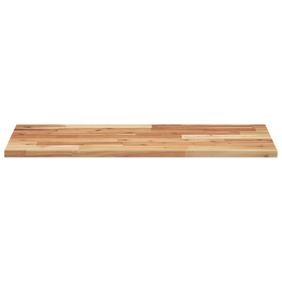 Estante flotante madera acacia maciza acabado aceite 80x40x2
