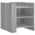 Mesita de noche madera de ingeniería gris Sonoma 45x50x50