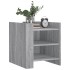 Mesita de noche madera de ingeniería gris Sonoma 45x50x50