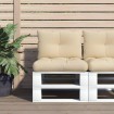 Cojines para palets 2 unidades tela beige
