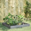 Jardinera de acero galvanizado 100x100x26 cm