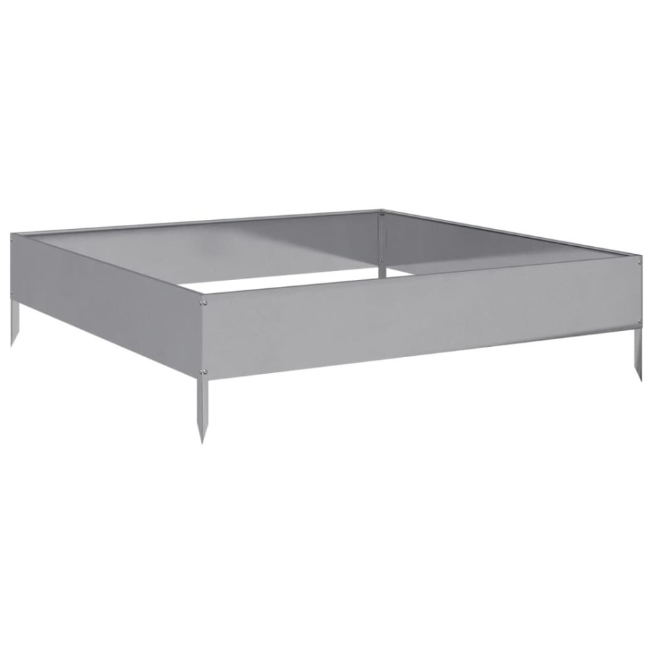 Jardinera de acero galvanizado 100x100x26