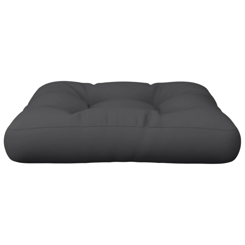 Cojín para palets tela negro 60x60x12