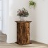 Soportes de plantas madera ingeniería roble ahumado 33x33x60