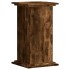 Soportes de plantas madera ingeniería roble ahumado 33x33x60