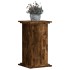 Soportes de plantas madera ingeniería roble ahumado 33x33x60