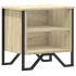 Mesita de noche madera contrachapada color roble 40x30x40