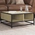 Mesa de centro madera y metal roble Sonoma 60,5x60,5x30