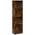 Estantería de madera de ingeniería roble ahumado 40x24x143