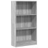 Estantería de madera de ingeniería gris Sonoma 60x24x109