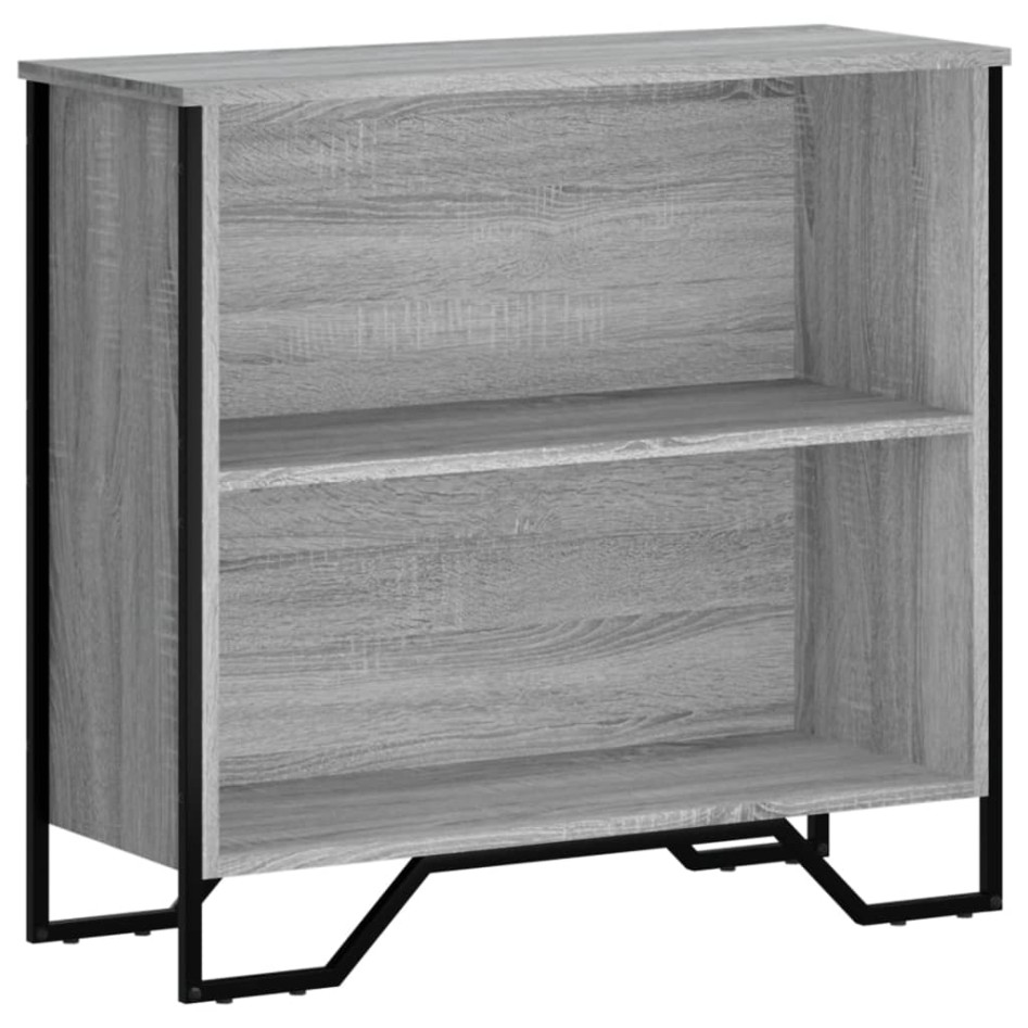 Estantería madera de ingeniería gris Sonoma 80x31x74,5