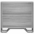 Estantería madera de ingeniería gris Sonoma 80x31x74,5