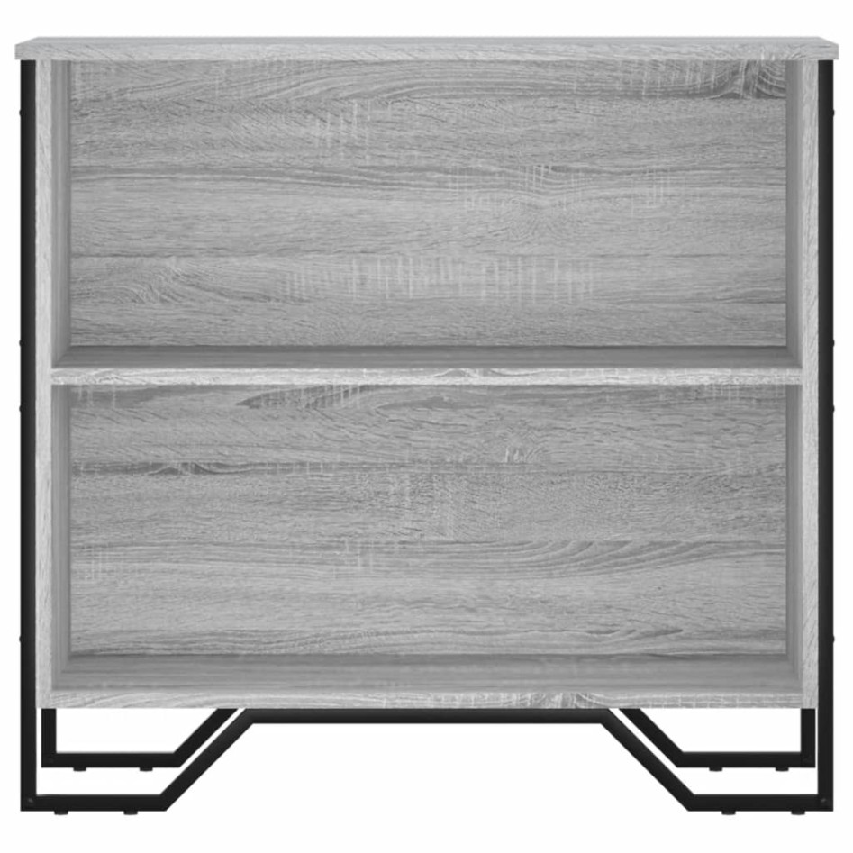 Estantería madera de ingeniería gris Sonoma 80x31x74,5