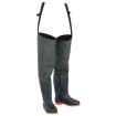 Botas altas de agua de pesca verde oscuro talla 44