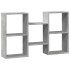 Estantería de pared madera ingeniería gris hormigón 96x18x60