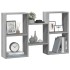 Estantería de pared madera ingeniería gris Sonoma 96x18x60