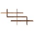 Estante de pared madera ingeniería envejecida 124,5x18x60,5