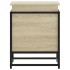 Caja de almacenaje con tapa madera roble Sonoma 40x40x51,5
