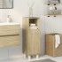 Armario de baño madera ingeniería roble Sonoma 30,5x30x95