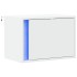 Mesita de noche de pared con luces LED