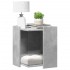 Mueble arenero de gatos madera gris hormigón 42x42x51