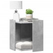 Mueble arenero de gatos madera gris hormigón 42x42x51 cm