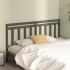 Cabecero de cama madera maciza de pino gris 186x4x100