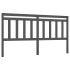 Cabecero de cama madera maciza de pino gris 186x4x100