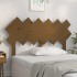 Cabecero de cama madera maciza de pino marrón miel