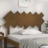 Cabecero de cama madera maciza de pino marrón miel