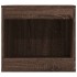 Mueble arenero para gatos madera marrón roble 47x59x42