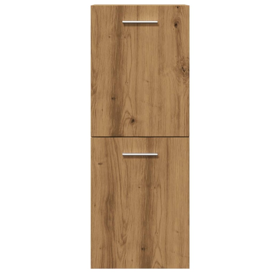 Armario pared baño madera ingeniería roble artisian 30x30x80