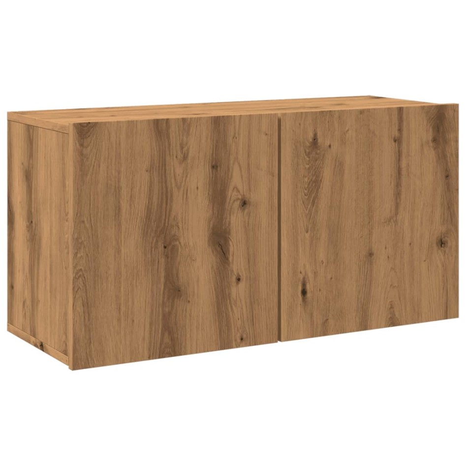 Mueble de TV de pared roble artisian 80x30x41