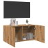 Mueble de TV de pared roble artisian 80x30x41