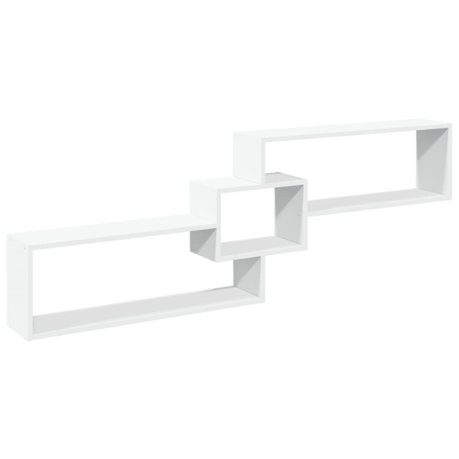 Armario de pared madera de ingeniería blanco 158x18x53