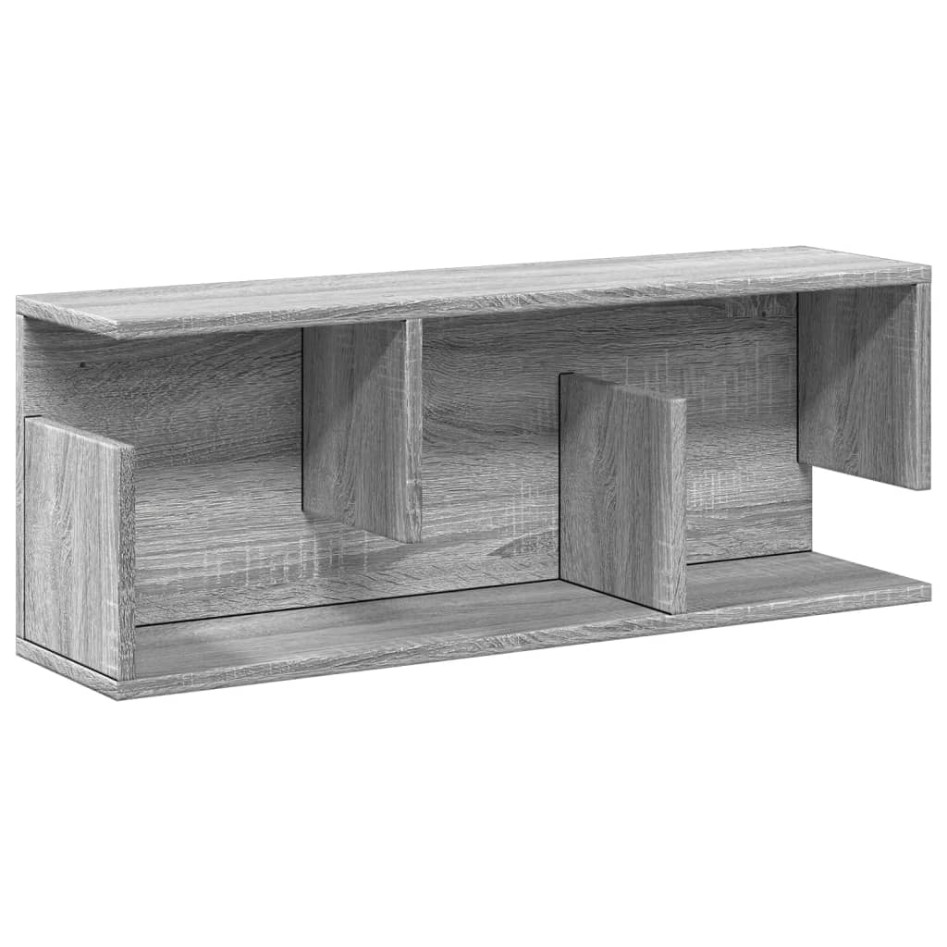 Armario de pared madera de ingeniería gris Sonoma 80x20x30