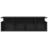 Armario de pared madera de ingeniería negro 100x20x30