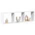 Armario de pared madera de ingeniería blanco 100x16x30