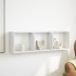 Armario de pared madera de ingeniería blanco 100x16x30