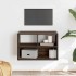 Mueble TV madera ingeniería y metal marrón roble 60x31x39,5
