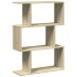 Librería divisora 3 niveles madera roble Sonoma 70x24x97