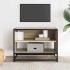 Mueble TV metal y madera ingeniería roble Sonoma 61x40x46
