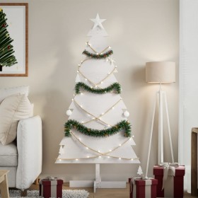 Árbol de Navidad de adorno madera maciza pino blanco 150