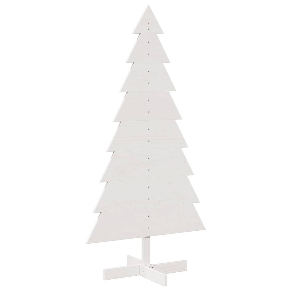 Árbol de Navidad de adorno madera maciza pino blanco 150