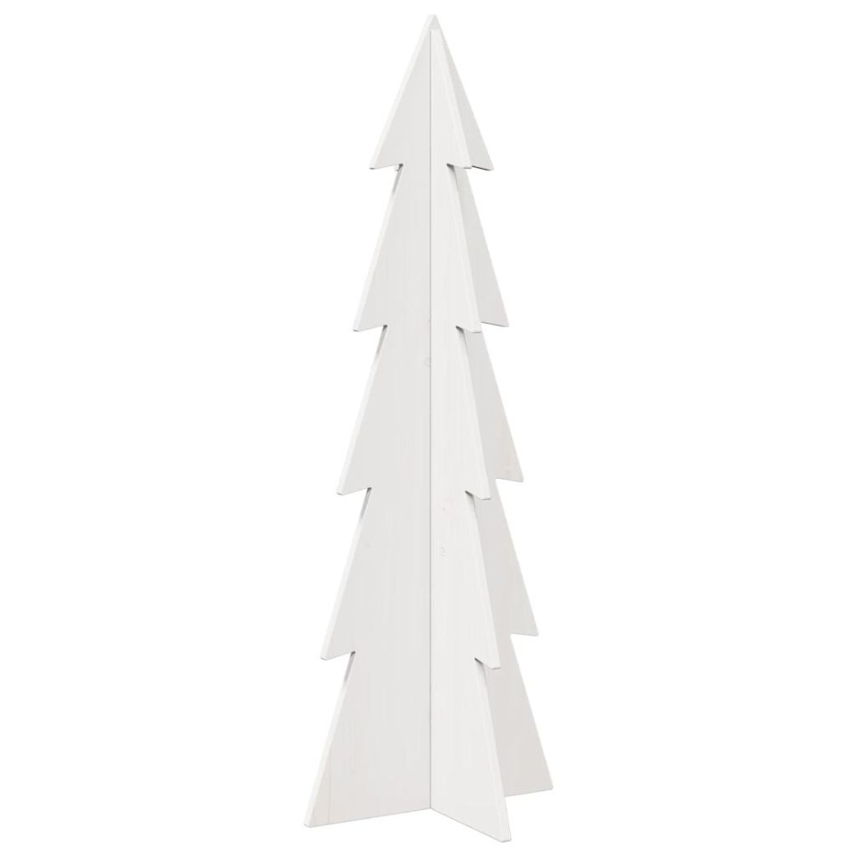 Árbol de Navidad de adorno madera maciza pino blanco 112