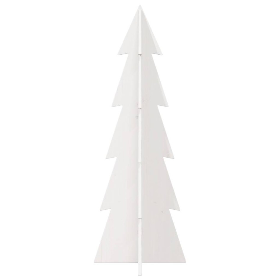 Árbol de Navidad de adorno madera maciza pino blanco 112
