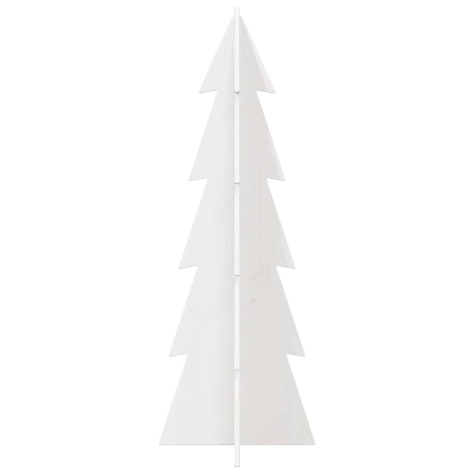 Árbol de Navidad de adorno madera maciza pino blanco 112