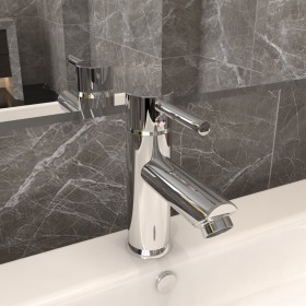 Grifo para lavabo de baño acabado cromado 130x176
